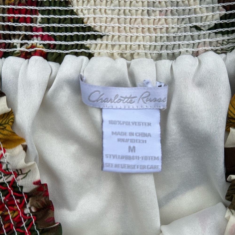 Boho Sheer Feather Pattern Sheer Lined Mini Skirt - image 5